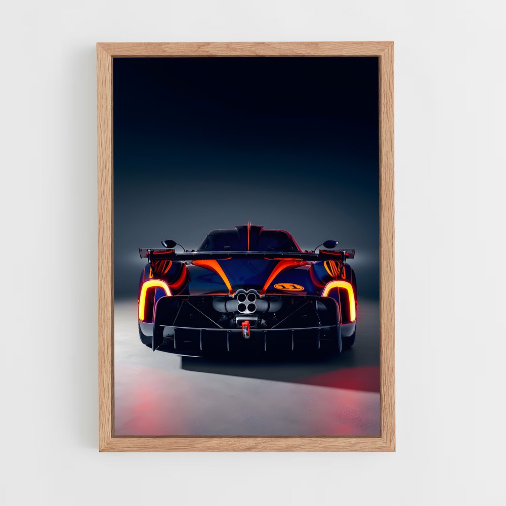 Poster Visionnaire Huayra – affiche Pagani (vue 4)